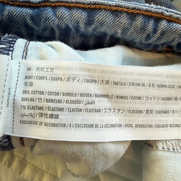 Abercrombie & Fitch Curve Love The Mom High Rise Jeans Size 14 - Picture 10 of 10